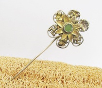 Handmade six-petal flower type gilt inlaid headdress Hairpin hairpin Hairpin Hairpin Hairpin Hairpin Hairpin Hairpin Hairpin Hairpin Hairpin Hairpin Hairpin Hairpin Hairpin
