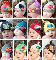 Playful Hats Saint-Jen Festival Hats Handmade Flower Knitted Hats Onion Hats Cute Infant (3-24 months)