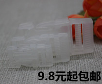 Transparent luggage accessories snap webbing buckle plastic nylon backpack fastener schoolbag strap buckle
