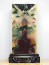 Natural Guilin chicken blood Jade viewing picture seal chapter boutique ornaments through time and space