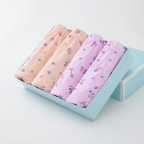 Middle-aged and elderly underwear women cotton grandmother triangle shorts mother fat plus size high waist loose cotton elderly pants