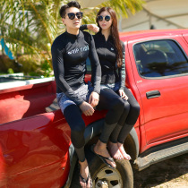 New sports couple three diving suits