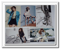 JESSICA ZHENG Xiuyan Mini Series 1 WITH LOVE Promotional AUTOGRAPH SET Photo A type autograph