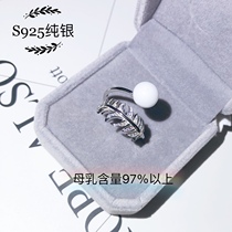 Baby Baby fetal hair Newborn fetal hair pendant Souvenir breast milk necklace s925 sterling silver ring DIY production