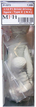 MFH 1 12 racing driver resin metal model driving status three drivers optional (330P4)