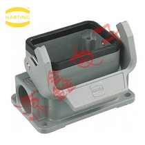 19300061290 harting HAN 6B heavy duty connector single snap back cover base M20
