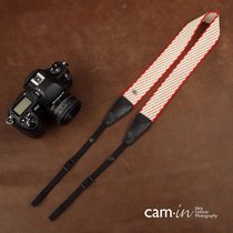 cam-in cotton woven series professional fashion camera strap universal interface cam8288