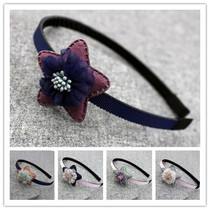 South Korea imported childrens hair accessories big girl baby hair hoop student headband Korean hair card bow with teeth