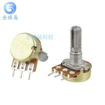 WH148 single potentiometer B10K short handle 3 legs long 15mm 10K adjustable resistance