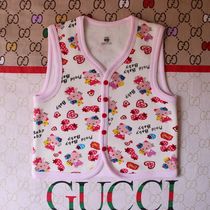 New children plus velvet warm vest baby cotton waistcoat girl princess split buckle vest
