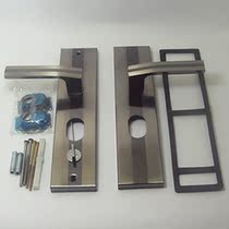 Security door handle big door lock handle security door handle to open door iron black gold handle plus all-purpose