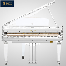 Pearl River piano Caesar Fort series stylish and beautiful transparent glass material unique design piano