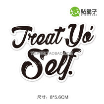 English black and white sticker skateboard suitcase Suitcase Stickers Dead Flying Stickers Surfboard Waterproof 3M stickers