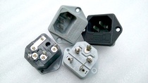 Disassembly imported three-leg copper socket chassis product socket with safety seat pure copper pins