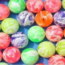 Rubber ball elastic ball color cloud solid ball pinata pinata with stuffed small toy 27mm jumping ball