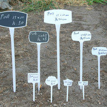 Old flower farmers succulent plant label big signboard flower seedling plastic plug gardening accessories 5