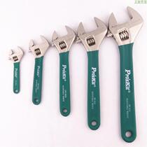 Imported plastic non-slip handle movable wrench 6 8 10 12 inch live wrench Universal Universal active wrench