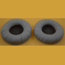 Leibai H8020 headphone leather case 6CM sponge headphone case 60MM round gray frog leather ear tips