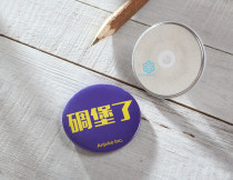 25MM Blank Magnetic Material Magnet Card Fridge Magnet Badge Badge Magnet Magnetic Badge 100 Sets