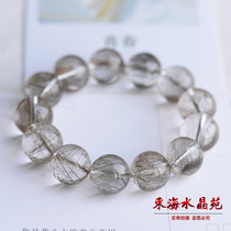 Natural Brazil Silver Hair Crystal Bracelet 100 Hitch Male And Female Hair Crystal Handstring Send Boyfriend Decent Crystal Gift