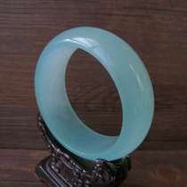 Xinjiang Gobi jade bracelet Gobi Kunlun Jade color jade ice bracelet Jade bracelet Gobi jade bracelet for women sky blue