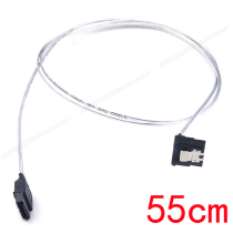 Amphenol hard drive data cable SATA3 0 6G has been a elbow silver SAS wire body 55CM