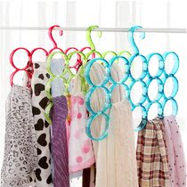  Colorful Nordic style circle scarf rack Multi-purpose hanger Scarf scarf rack Tie rack Belt rack Underwear hanger
