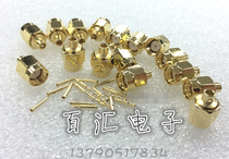 High frequency SMA-JB2 SMA male screw inner pin connection semi-steel wire semi-flexible wire RG405 coaxial connector