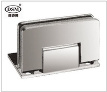 Baishimei pure copper bathroom clip light chrome frameless door glass clip hinge 90 degrees DC-3062