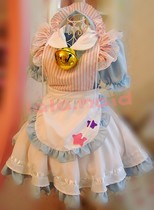 2021 new maid outfit large bell cute cute maid value 4-piece set original cute style