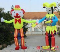  Inflatable clown walking air mold Inflatable man back man wearing air mold Tour parading air mold Clown long leg air mold