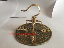 Brass 13 Taibao copper hook red seed embroidered eye Indigo chin small bird cage bird cage hook disc bird cage accessories