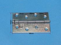 Mixed batch 4 inch stainless steel hinge nickel-plated door hinge Casement 1 price 88 * 53mm