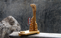 Solid wood brackets were goose head frame