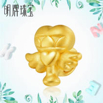 Ming brand jewelry gold gold 3D hard Gold One Thousand and One Night Magic wand beaded bracelet pendant AFP0110 pricing