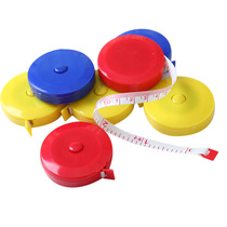 Candy color cute telescopic plastic small tape measure soft ruler small tape round gift ruler size