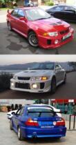 Mitsubishi Lancer Lingshuai modified EVO 5th generation wide-body version with a full set of surrounds