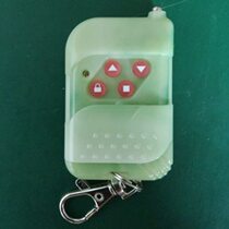 Road gate telescopic door rolling door garage door jade peach wood push cover four key 315 dial remote control