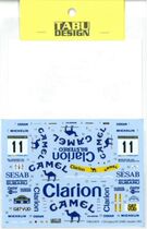 TABU Model Water Sticker 1 24 Legacy RS #11 Sweden 1992 with length 24079