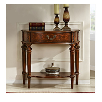 American Countryside Xuan Guan Cabinet Solid Wood Xuanguan Cabinet Door Hall Xuanguan semi-circle Xuanguan Taseki-style Xuanguan Table