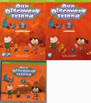 Pearson childrens English Our Discovery Island 2 Student Book exercise book CD set