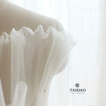 New Taiwan Island y1 Joker Wrinkle Toothpick Wrinkle Pleated Mesh Wedding Dress Doll Tuffin Dress Clothing Fabric