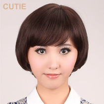 Delicate fashion womens wigs can be squeamish bangs sweet cute bobo handsome pear flower head high temperature silk short hair