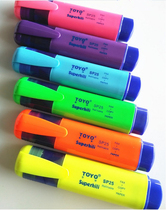 East Ocean SP-25 Fluorescent Pen Ticks Yingguang Pen Students Color Mark Pen 7 Color