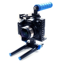 GH4 SLR rabbit cage with base rail can be equipped with accessories such as follow focus device shading bucket