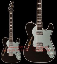 Custom Fender Thinline Telecaster Black Electric Guitar