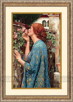 DMC self-made cross stitch kit DIM-35210 south of the Rose smelling woman