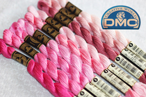 DMC line 5 pink pearl light Aoki and Son commonly used pearl cotton three-dimensional embroidery thread lace thread