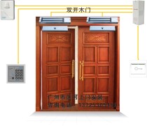 Gaoyou K05C access control system set swipe card password system magnetic lock double open wooden door iron door stainless steel