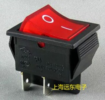 Shanghai on open ship switch KCD4 KCD2-21NC 16A 4 feet with light red 220V